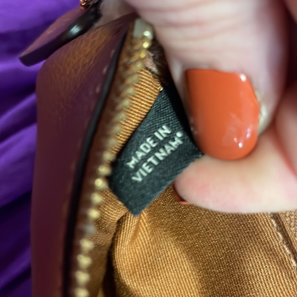 NWT COACH TAN Leather With Shearling - Picture 6 of 9